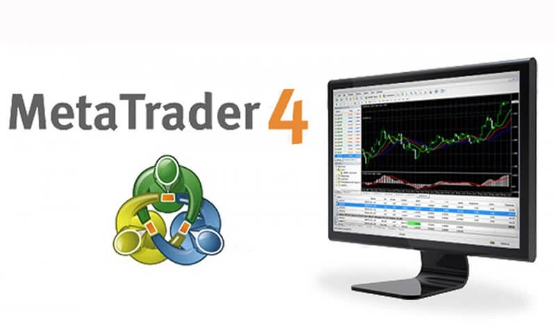 A screenshot of the MT4 trading platform interface, showcasing charts, trading tools, and features used for cryptocurrency and forex trading on NordFX.