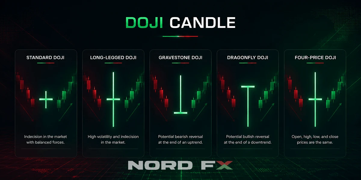 5 Types of Doji Candles Every Trader Should Know